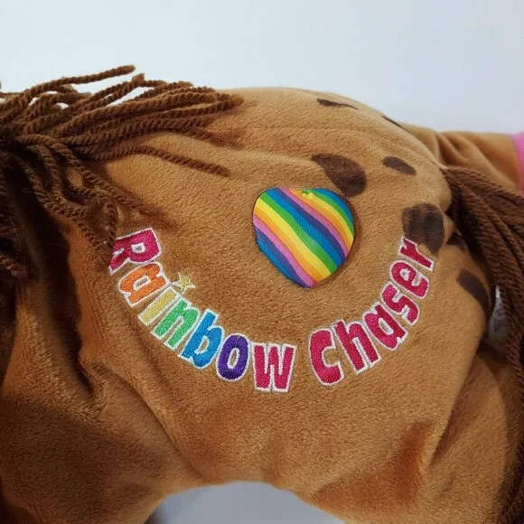 Lisa Frank Rainbow Chaser 22" Brown Horse Plush Vintage 1990's - Picture 4 of 13